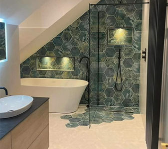 Bathroom tile