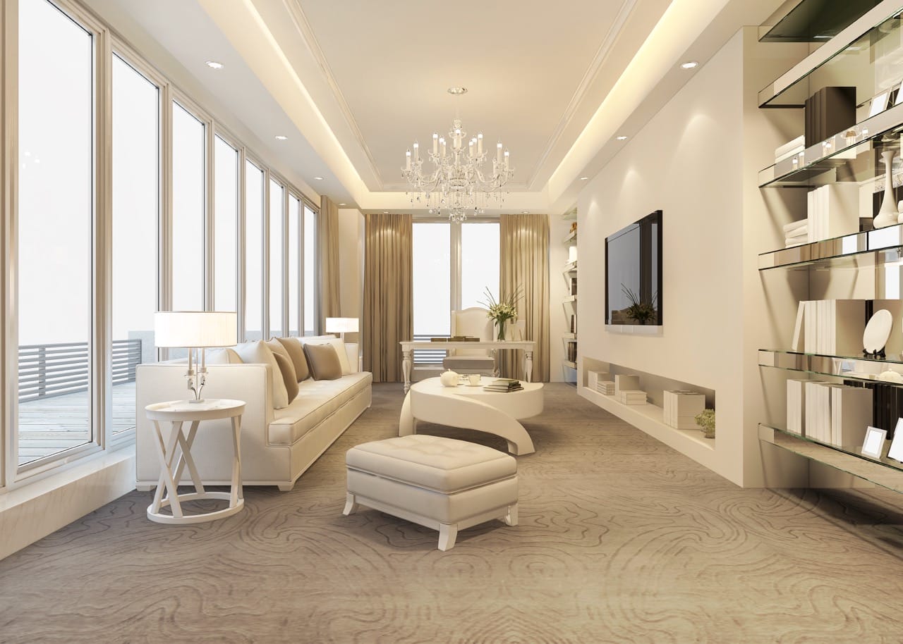 Tile and hardwood flooring